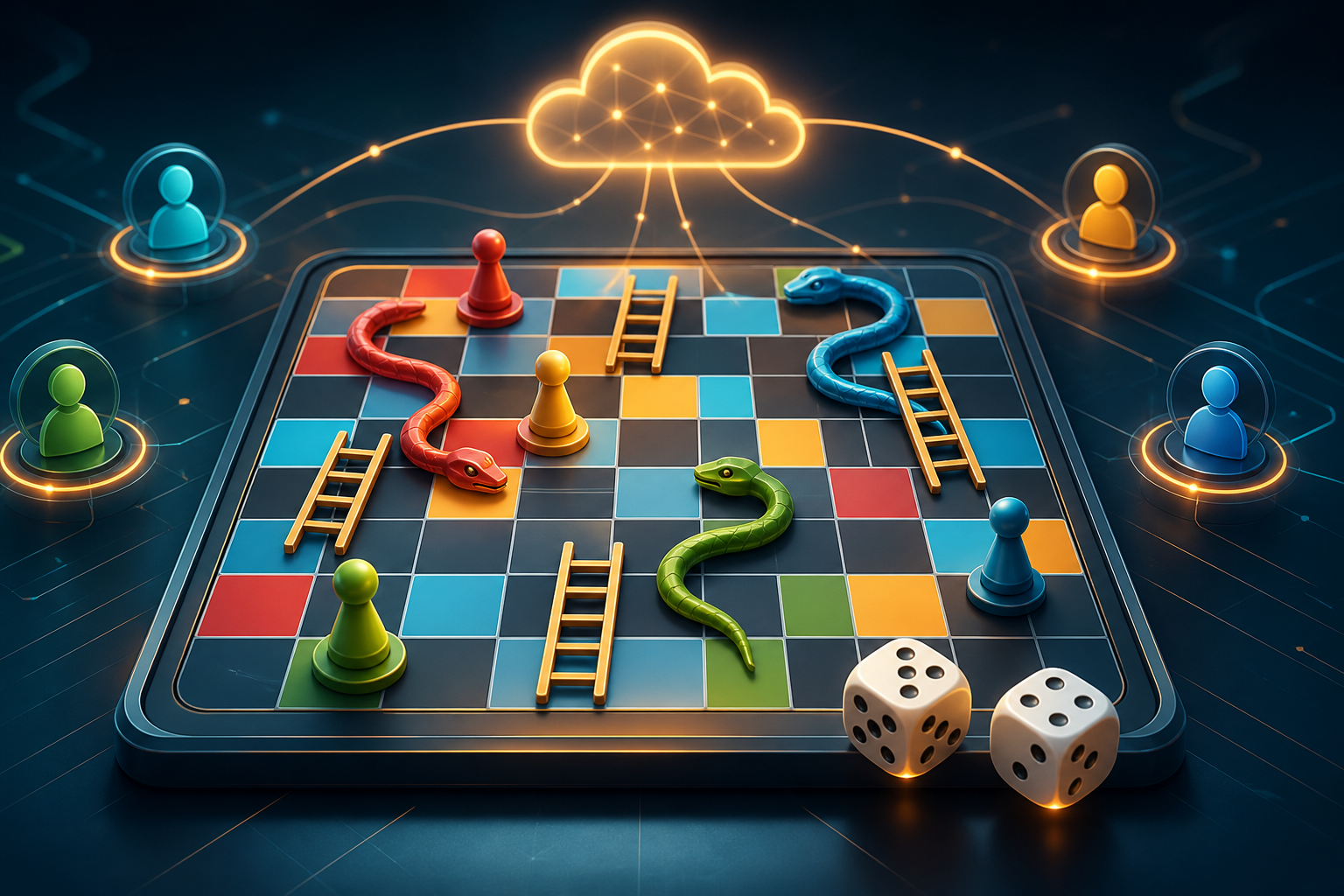 Snake and Ladder board game platform